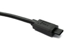 USB 3.1 Gen 2 Typ C Kabel 30 cm Stecker zu Stecker 10 Gbit/s 100W Kratz Schutz Winkel | System-S