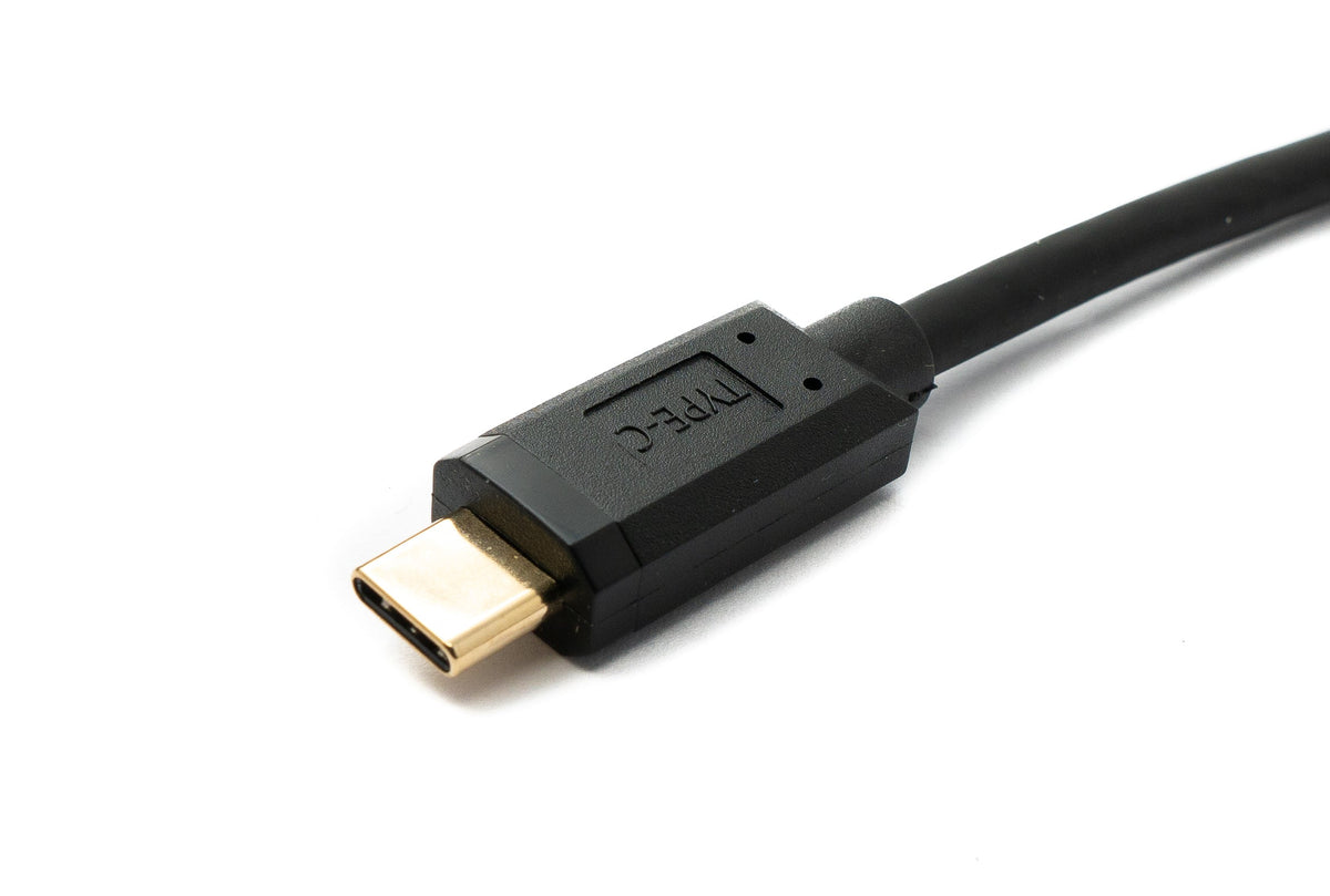 USB 3.1 Gen 2 Typ C Kabel 30 cm Stecker zu Stecker 10 Gbit/s 100W Kratz Schutz Winkel | System-S