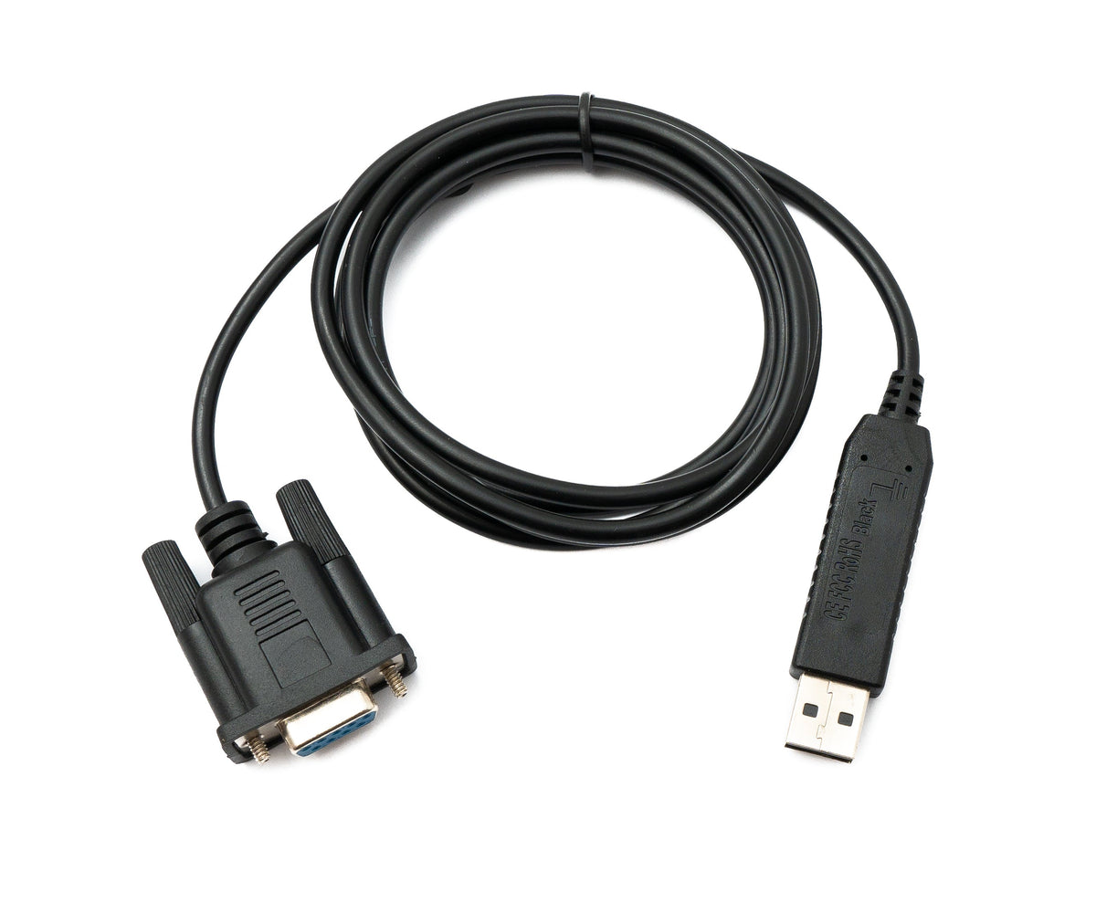 PCsensor USB 2.0 Kabel 150 cm Typ A zu RS232 DB9 Buchse CH340 Chip in Schwarz