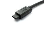 USB 3.1 Gen 2 Typ C Kabel 30 cm Stecker zu Buchse 10 Gbit/s 100W Kratz Schutz Winkel | System-S