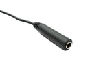 PCsensor Audio Kabel 100 cm Klinke 6,35 mm 2 polig Buchse zu USB 2.0 Typ A Stecker AUX in Schwarz
