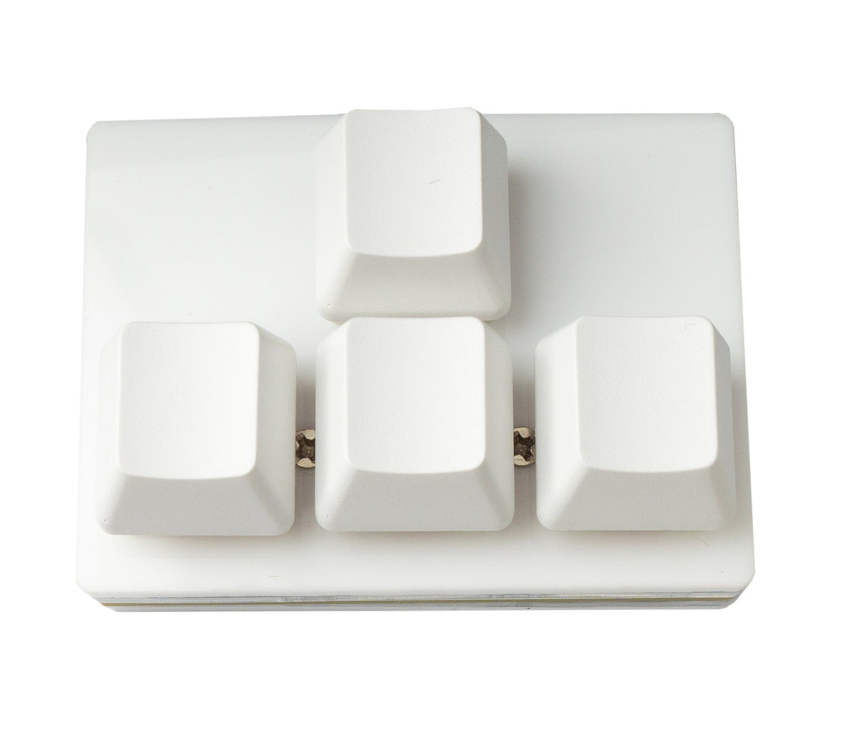 USB HID Mini Keypad WASD 4 Tasten programmierbar mechanisch RGB LED PC Pfeiltasten Hotkeys Weiß