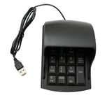Numpad Ziffernblock Anti Peeping 19 Tasten USB 2.0 Typ A Tastatur mit Sichtschutz | System-S