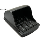 Numpad Ziffernblock Anti Peeping 19 Tasten USB 2.0 Typ A Tastatur mit Sichtschutz | System-S