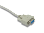 D Sub Nullmodem Kabel 10 m 9 Pin Buchse zu Buchse RS232 DB9 Adapter in Grau | System-S