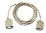 D Sub Kabel 150 cm 9 Pin Buchse zu Buchse RS232 DB9 in Grau | System-S