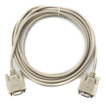D Sub Kabel 3 m 9 Pin Buchse zu Buchse RS232 DB9 in Grau | System-S