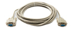 D Sub Kabel 5 m 9 Pin Buchse zu Buchse RS232 DB9 in Grau | System-S
