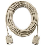 D Sub Kabel 10 m 9 Pin Stecker zu Buchse RS232 DB9 in Grau | System-S