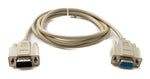 D Sub Kabel 150 cm 9 Pin Stecker zu Buchse RS232 DB9 in Grau | System-S