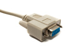 D Sub Kabel 150 cm 9 Pin Stecker zu Buchse RS232 DB9 in Grau | System-S