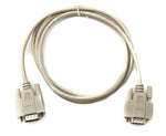 D Sub Kabel 150 cm 9 Pin Stecker zu Stecker RS232 DB9 in Grau | System-S