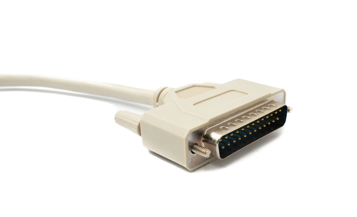 D Sub Kabel 5 m 25 Pin Stecker zu 36 Pin Buchse DB25 CN36 in Grau | System-S
