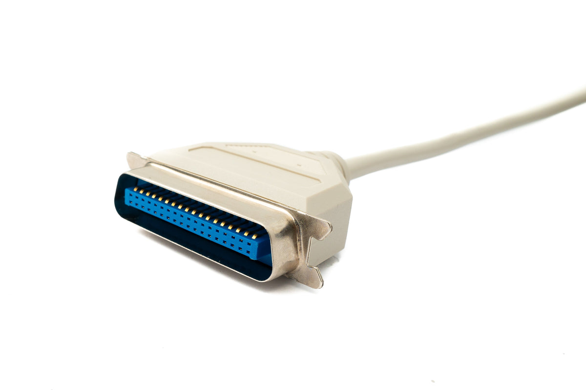 D Sub Kabel 5 m 25 Pin Stecker zu 36 Pin Buchse DB25 CN36 in Grau | System-S
