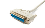 D Sub Kabel 10 m 25 Pin Stecker zu Buchse RS530 DB25 in Grau | System-S