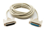 D Sub Kabel 3 m 25 Pin Stecker zu Buchse RS530 DB25 in Grau | System-S
