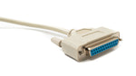 D Sub Kabel 3 m 25 Pin Stecker zu Buchse RS530 DB25 in Grau | System-S