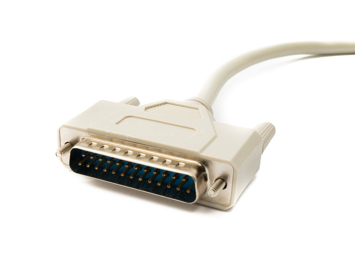 D Sub Kabel 3 m 25 Pin Stecker zu Buchse RS530 DB25 in Grau | System-S