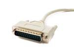 D Sub Kabel 3 m 25 Pin Stecker zu Buchse RS530 DB25 in Grau | System-S