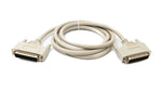 D Sub Kabel 150 cm 25 Pin Stecker zu Stecker RS530 in Grau | System-S