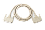 D Sub Kabel 150 cm 25 Pin Stecker zu Stecker RS530 in Grau | System-S
