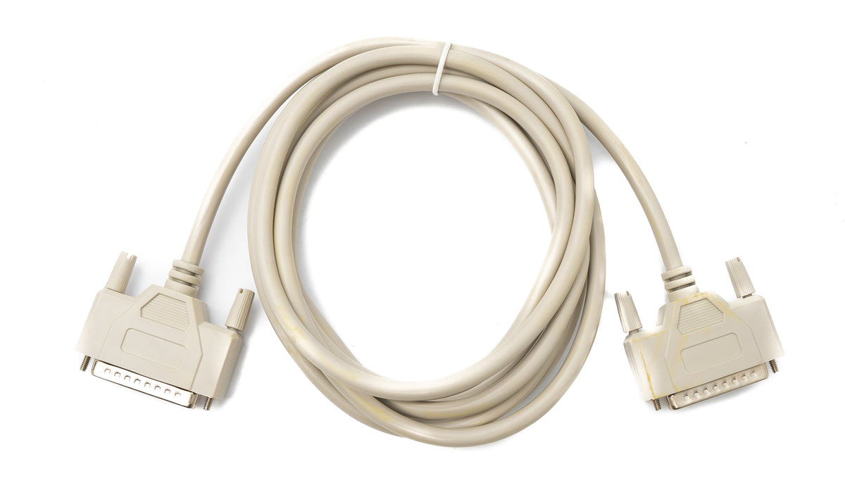 D Sub Kabel 3 m 25 Pin Stecker zu Stecker RS530 in Grau | System-S