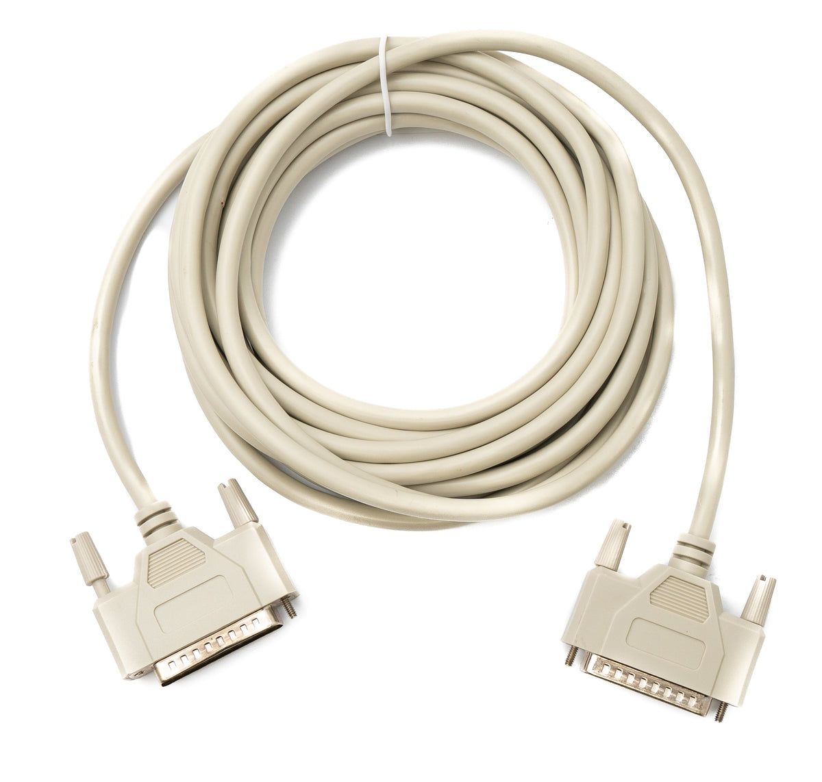 D Sub Kabel 5 m 25 Pin Stecker zu Stecker RS530 in Grau | System-S
