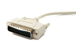 D Sub Kabel 5 m 25 Pin Stecker zu Stecker RS530 in Grau | System-S