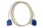 D Sub Nullmodem Kabel 3 m 9 Pin Stecker zu Stecker RS232 in Grau | System-S