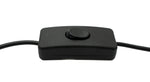 USB 2.0 Kabel 20 cm Typ A Stecker zu Buchse Schalter in Schwarz | System-S