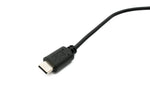 USB 3.1 Kabel 120 cm Typ C Stecker zu 2.0 A Stecker Schalter in Schwarz | System-S