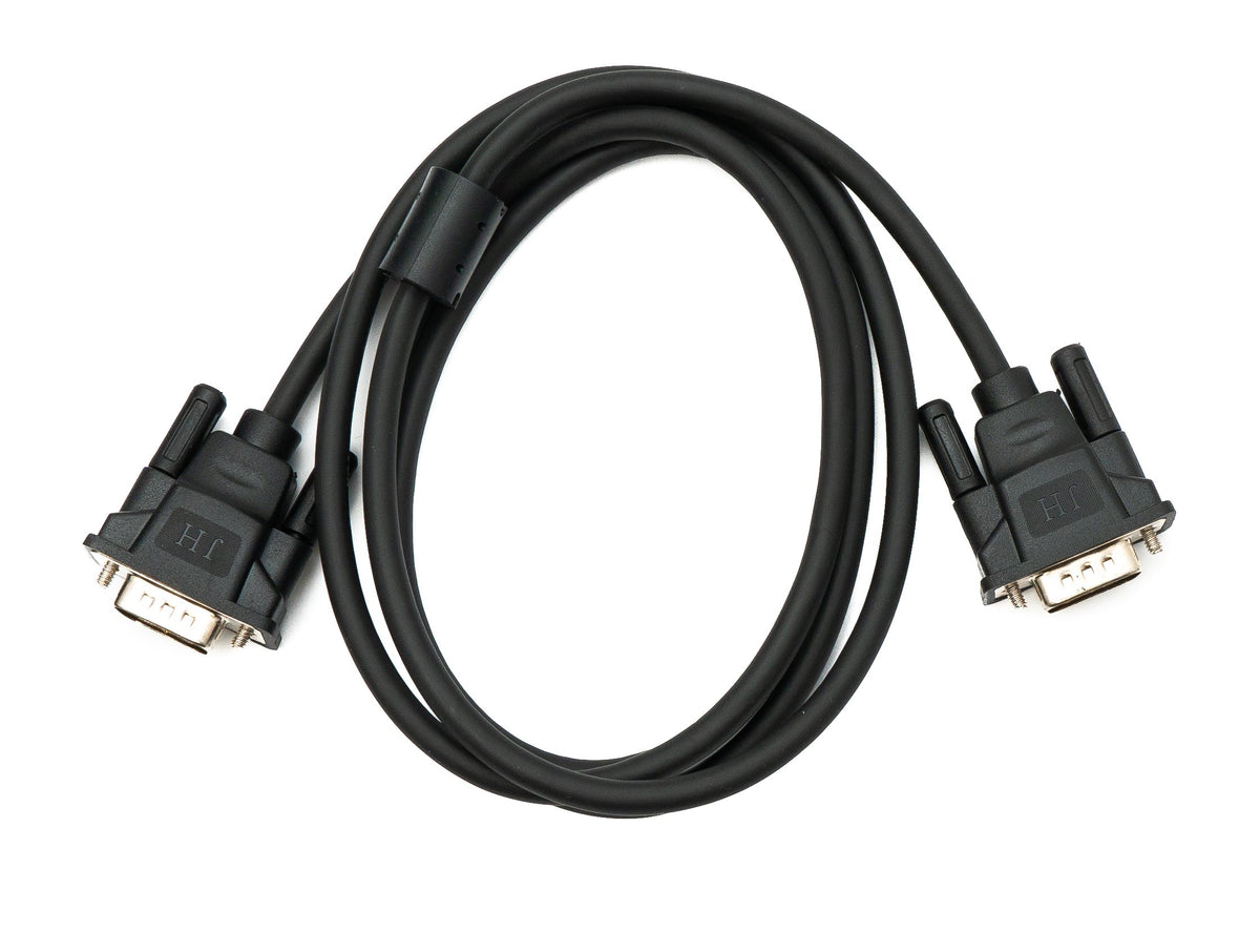 VGA Kabel 150 cm HD15 Stecker zu Stecker Panel Mount Schraube DSub 15pin | System-S