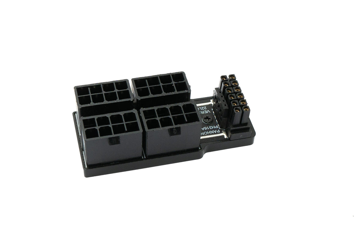 ATX3.0 Adapter PCI-E 5.0 12 Pin Buchse zu 32 Pin Stecker Down Angled Winkel für RTX 5090Ti 4080 | System-S