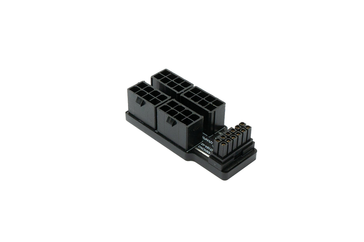 ATX3.0 Adapter PCI-E 5.0 12 Pin Buchse zu 32 Pin Stecker Down Angled Winkel für RTX 5090Ti 4080 | System-S