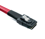 SFF-8087 Kabel 100 cm Mini SAS 36 Pin zu 4x SATA 7 Pin für RAID Festplatte Motherboard | System-S