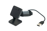 USB 2.0 Kabel 100 cm Ladestation für Samsung Galaxy Fit3 Smartwatch in Schwarz | System-S