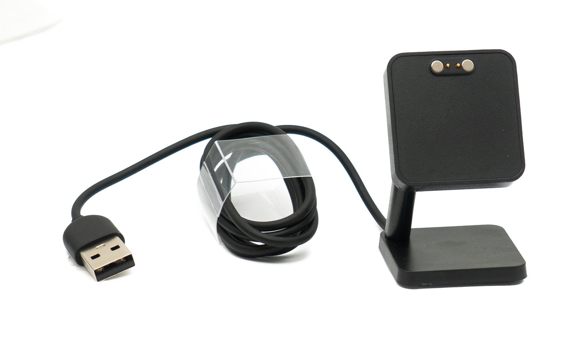 USB 2.0 Kabel 100 cm Ladestation für QYC GTC GTS Smartwatch in Schwarz | System-S