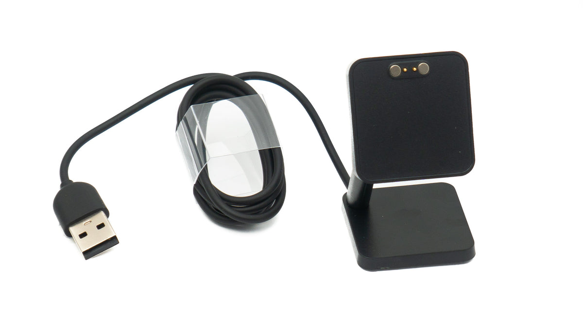 USB 2.0 Kabel 100 cm Ladestation für QYC GTC GTS Smartwatch in Schwarz | System-S