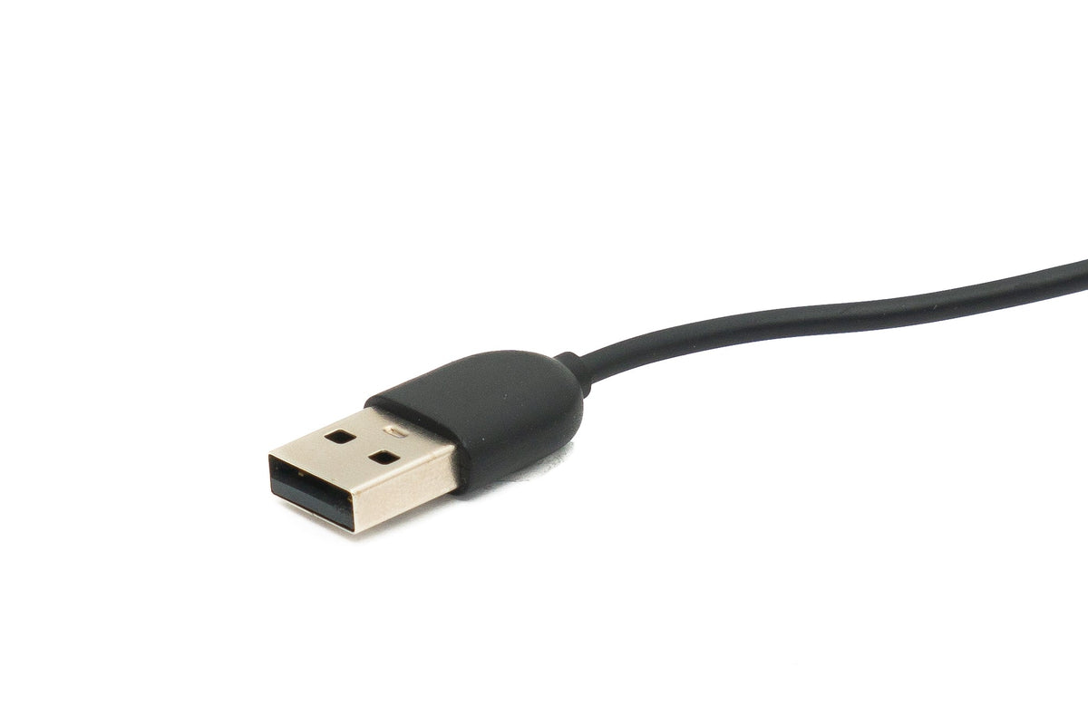 USB 2.0 Kabel 100 cm Ladestation für QYC GTC GTS Smartwatch in Schwarz | System-S