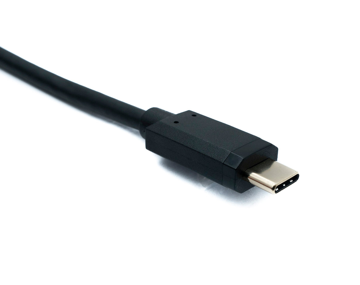 USB 3.1 Gen 2 Kabel 100 cm Typ C Stecker zu Stecker Double Screw Winkel Left Right 10 Gbit/s | System-S