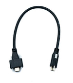 USB 3.1 Gen 2 Kabel 30 cm Typ C Stecker zu Stecker Single Double Screw 10 Gbit/s 100W | System-S