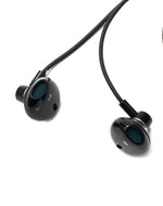 Stereo In Ear Noise Cancelling Kopfhörer 2 m USB 2.0 Lautstärkeregler Mikrofon Tasche Schwarz | System-S