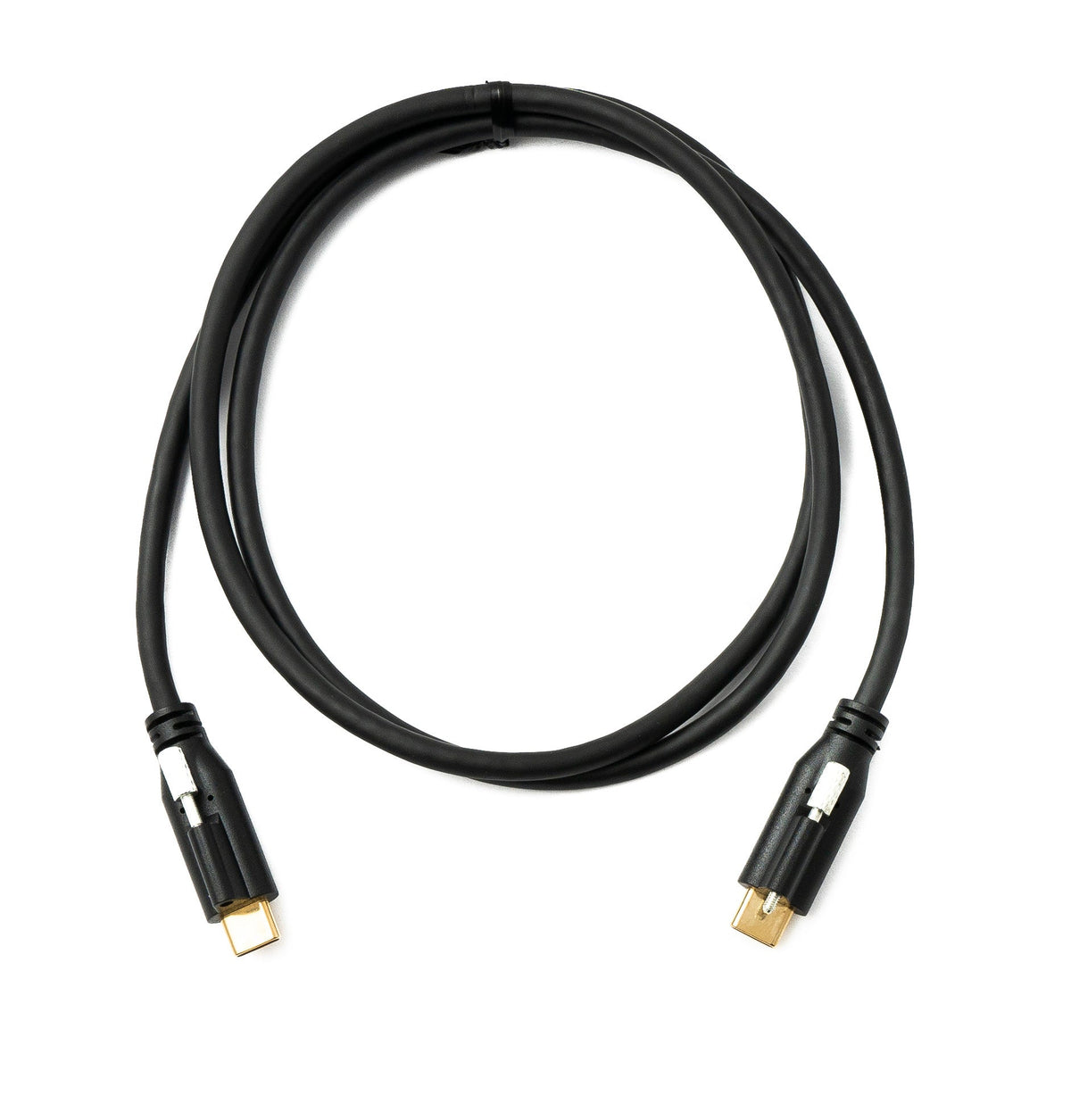 USB 3.1 Gen 2 Kabel 100 cm Typ C Stecker zu Stecker Panel Mount 10 Gbit/s 100W | System-S
