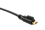 USB 3.1 Gen 2 Kabel 100 cm Typ C Stecker zu Stecker Panel Mount 10 Gbit/s 100W | System-S