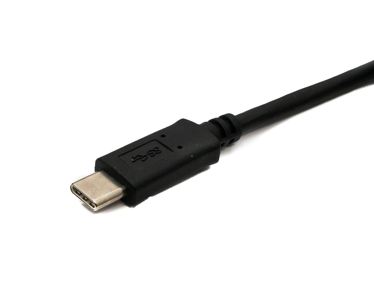 USB 3.1 Kabel 150 cm Typ C Stecker zu 3.0 A Stecker 5 Gbit/s 100W in Schwarz | System-S