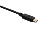 USB 3.1 Kabel 2 m Typ C Stecker zu 3.0 A Stecker 5 Gbit/s 100W in Schwarz | System-S