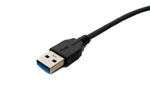 USB 3.1 Kabel 2 m Typ C Stecker zu 3.0 A Stecker 5 Gbit/s 100W in Schwarz | System-S