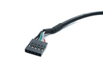 USB 2.0 Kabel 30 cm Typ A zu Steckverbinder mit 2,54 mm Rastermaß Panel Mount | System-S