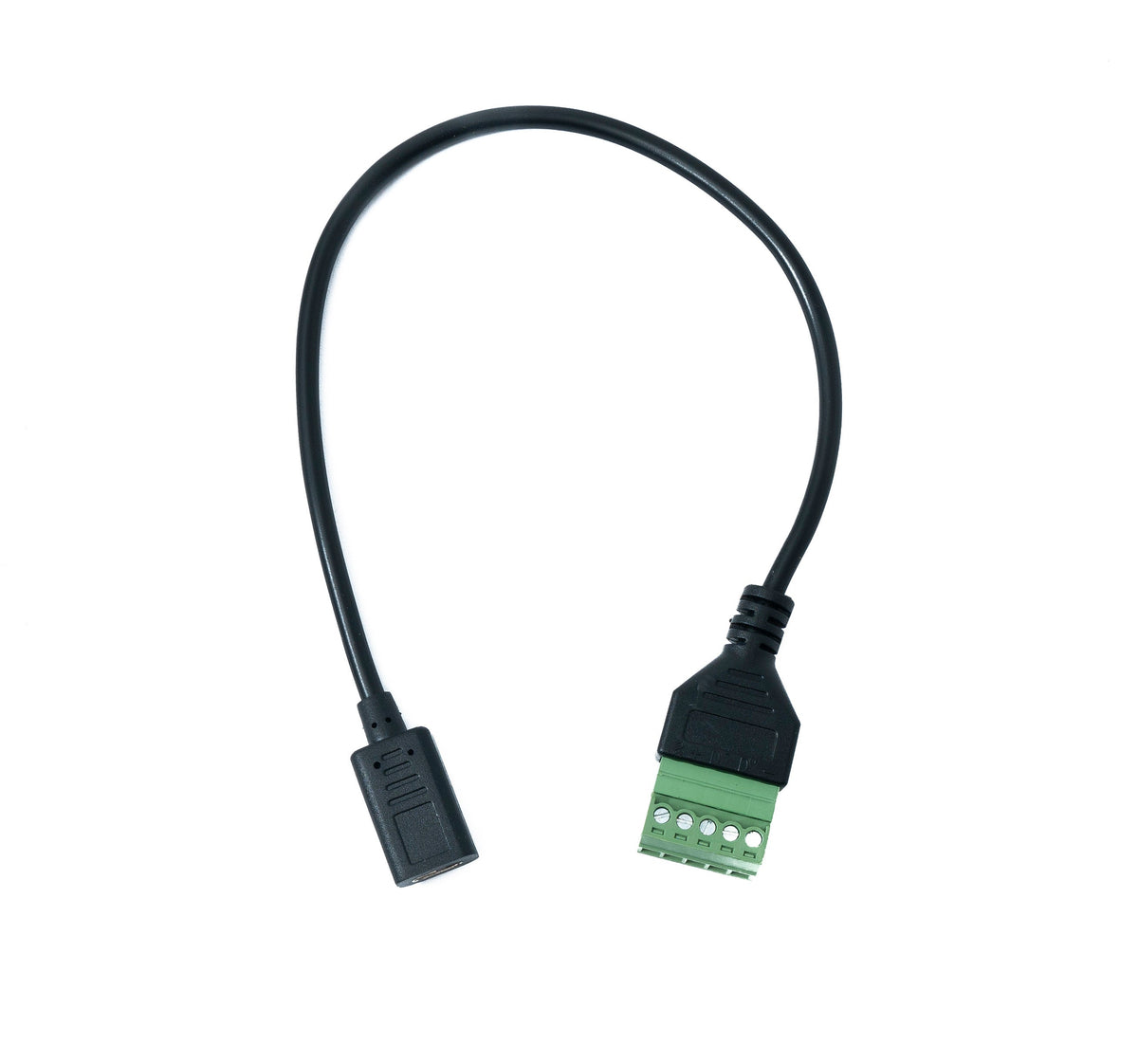 USB 3.1 Kabel 30 cm Typ C Buchse zu 5 polig Leiterplattenstecker Adapter Schwarz | System-S