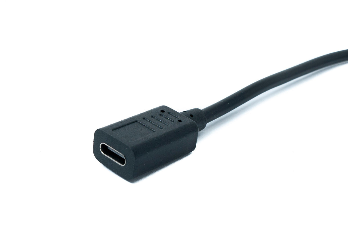 USB 3.1 Kabel 30 cm Typ C Buchse zu 5 polig Leiterplattenstecker Adapter Schwarz | System-S